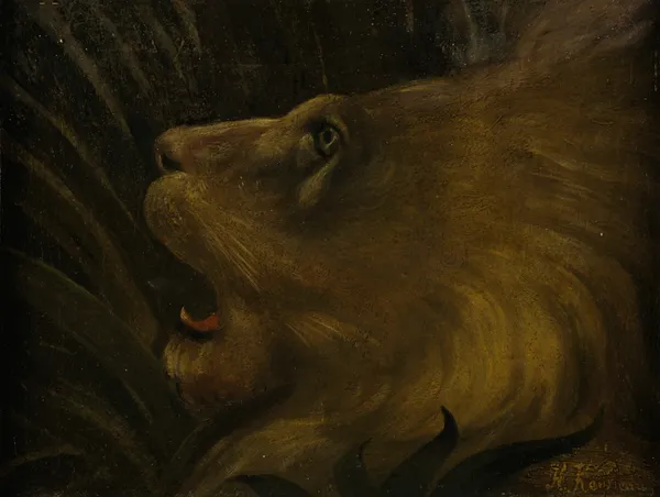 Tête de lion av Henri Rousseau