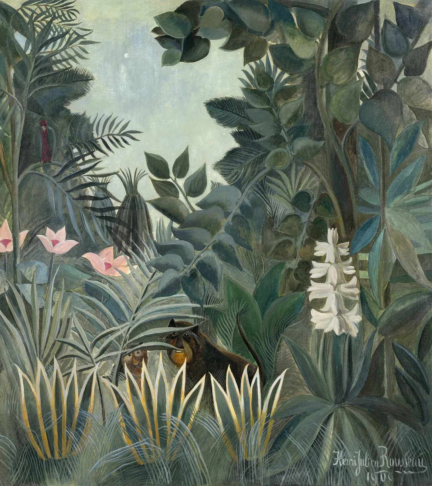 The Equatorial Jungle av Henri Rousseau