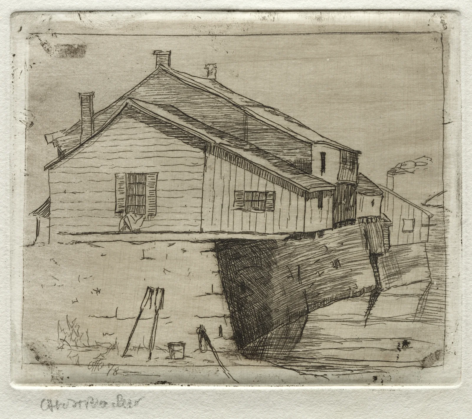 Cottages, Cleveland av Otto Henry Bacher