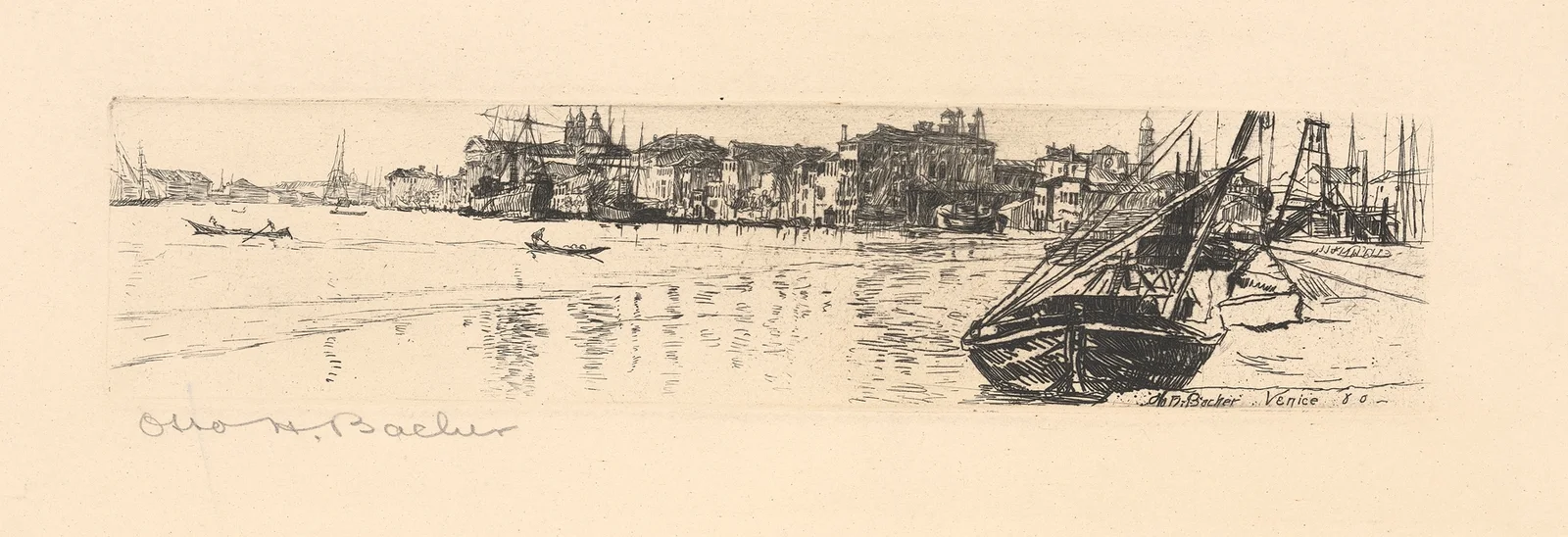 Venice av Otto Henry Bacher