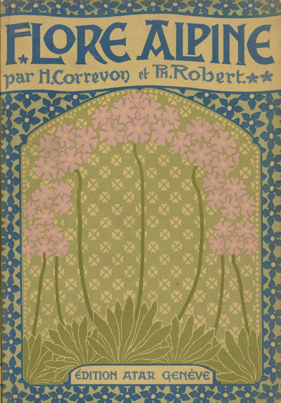 La flore alpine – cover av Henry Correvon