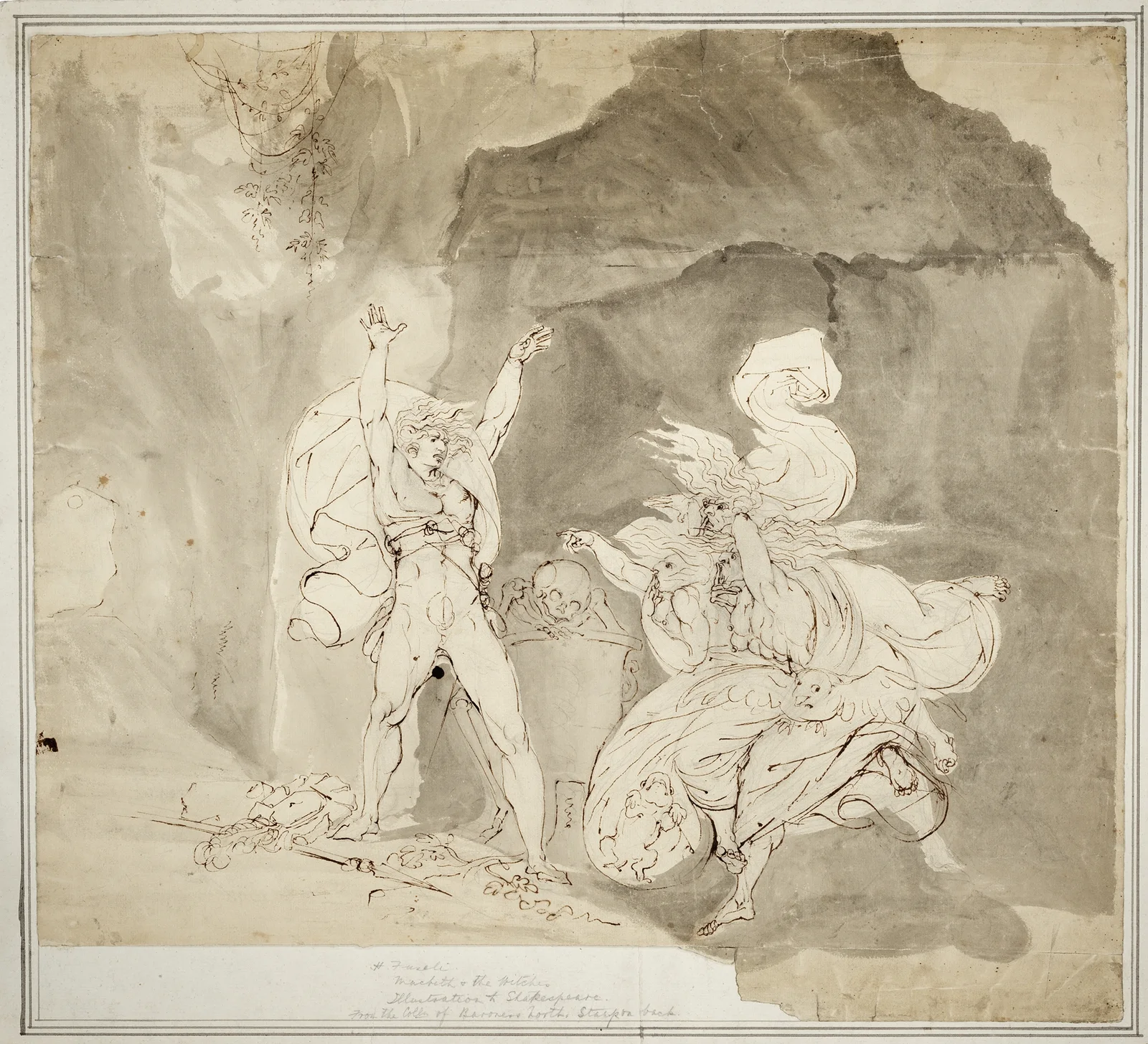 Macbeth and the witches av Henry Fuseli