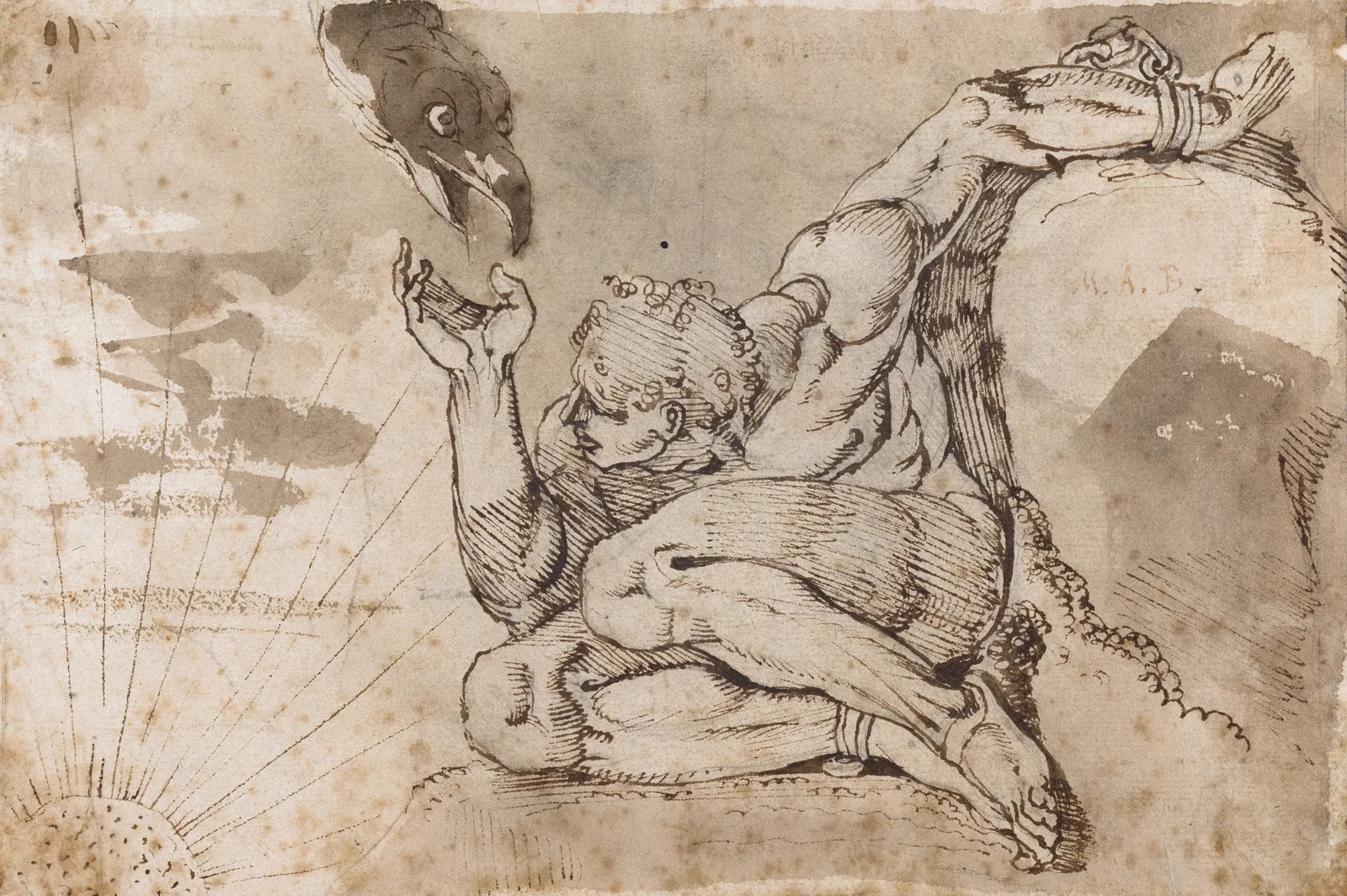 Prometheus av Henry Fuseli