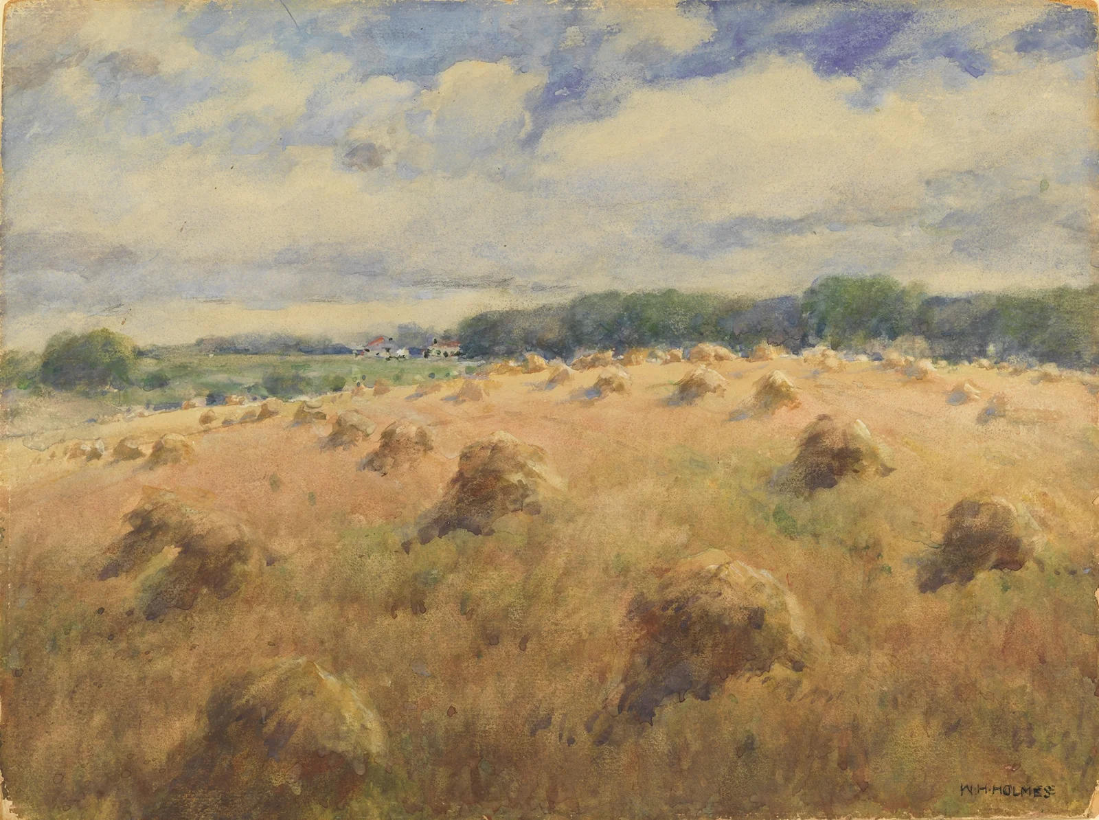 Maryland Wheat Fields av William Henry Holmes