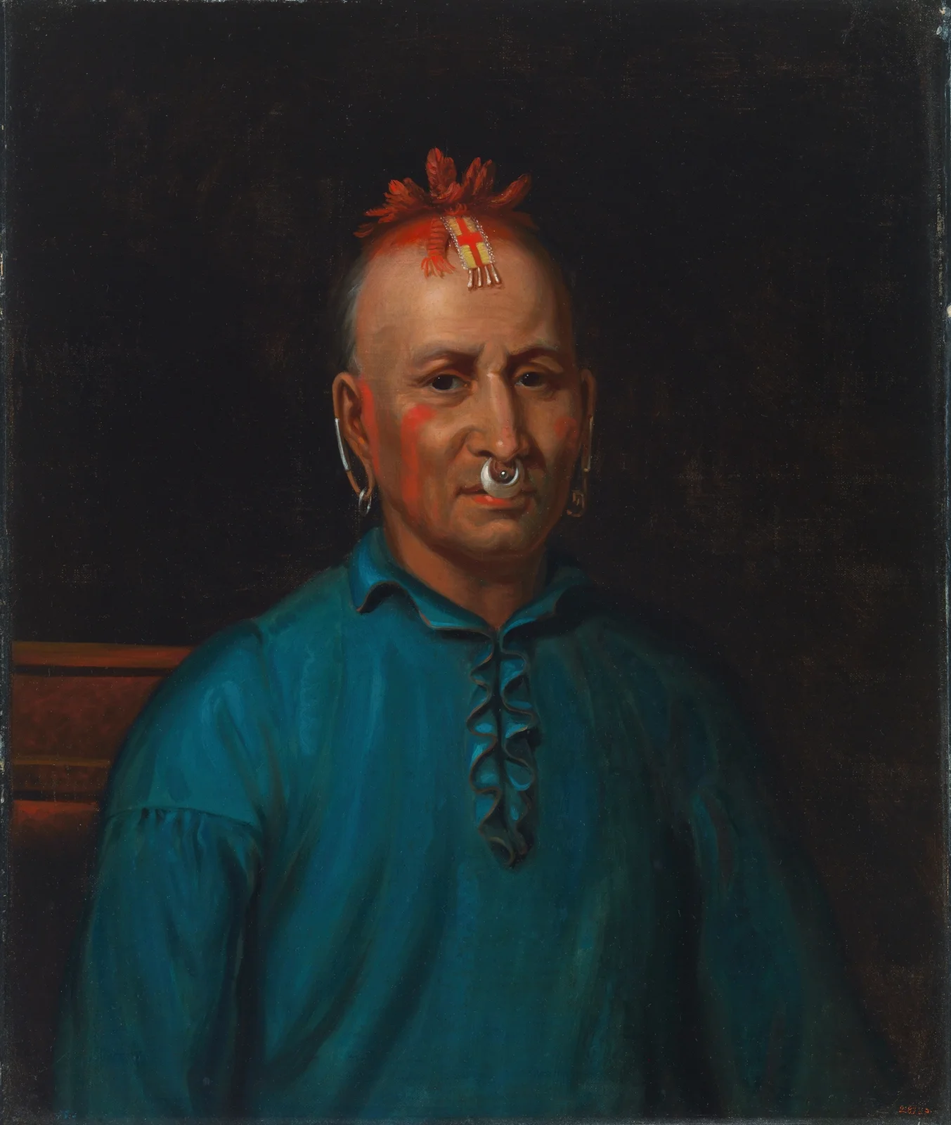 Kish-Kallo-Wa (Family Algonquian-Tribe Shawnee) av Henry Inman