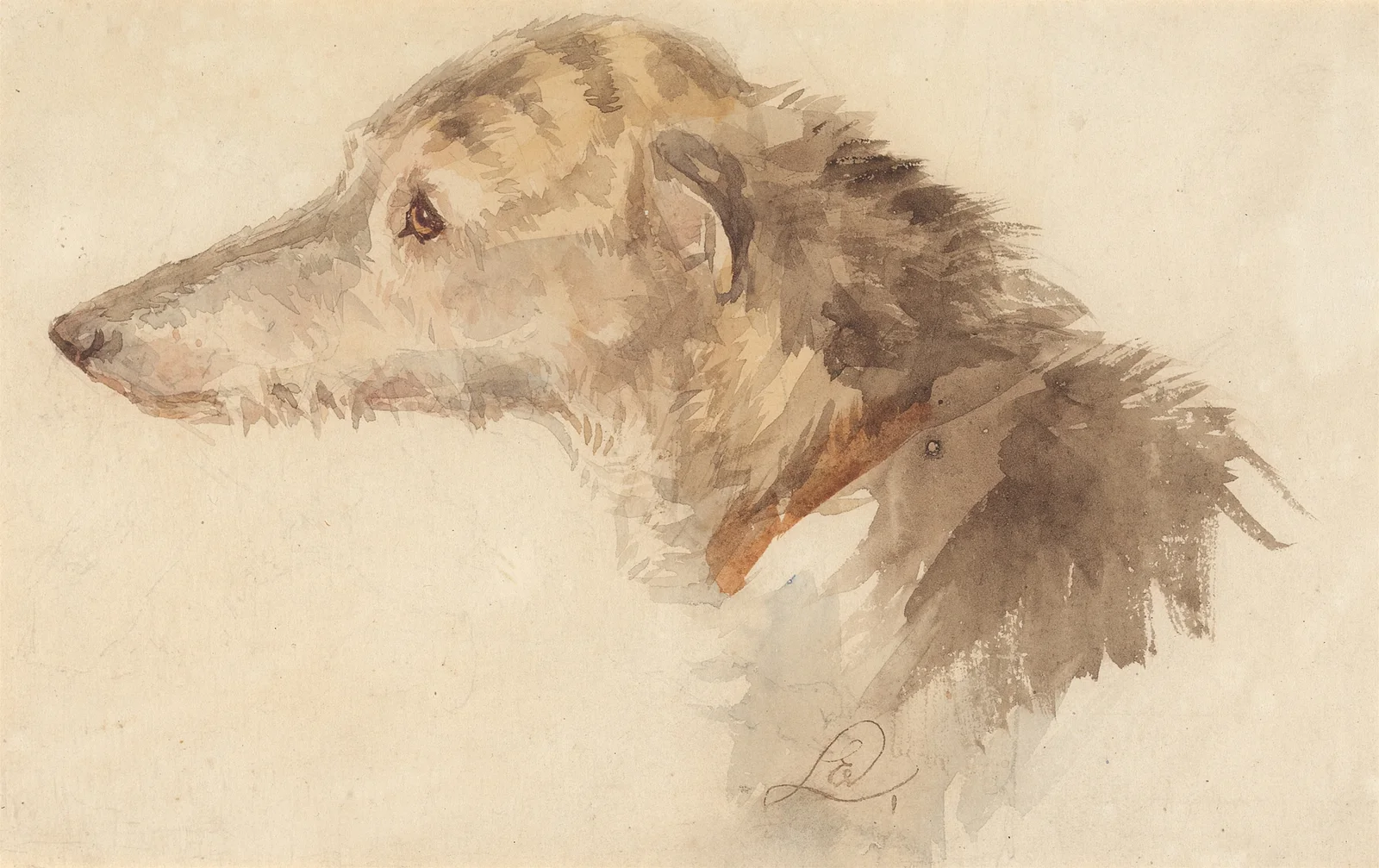 An Irish Wolfhound av Sir Edwin Henry Landseer