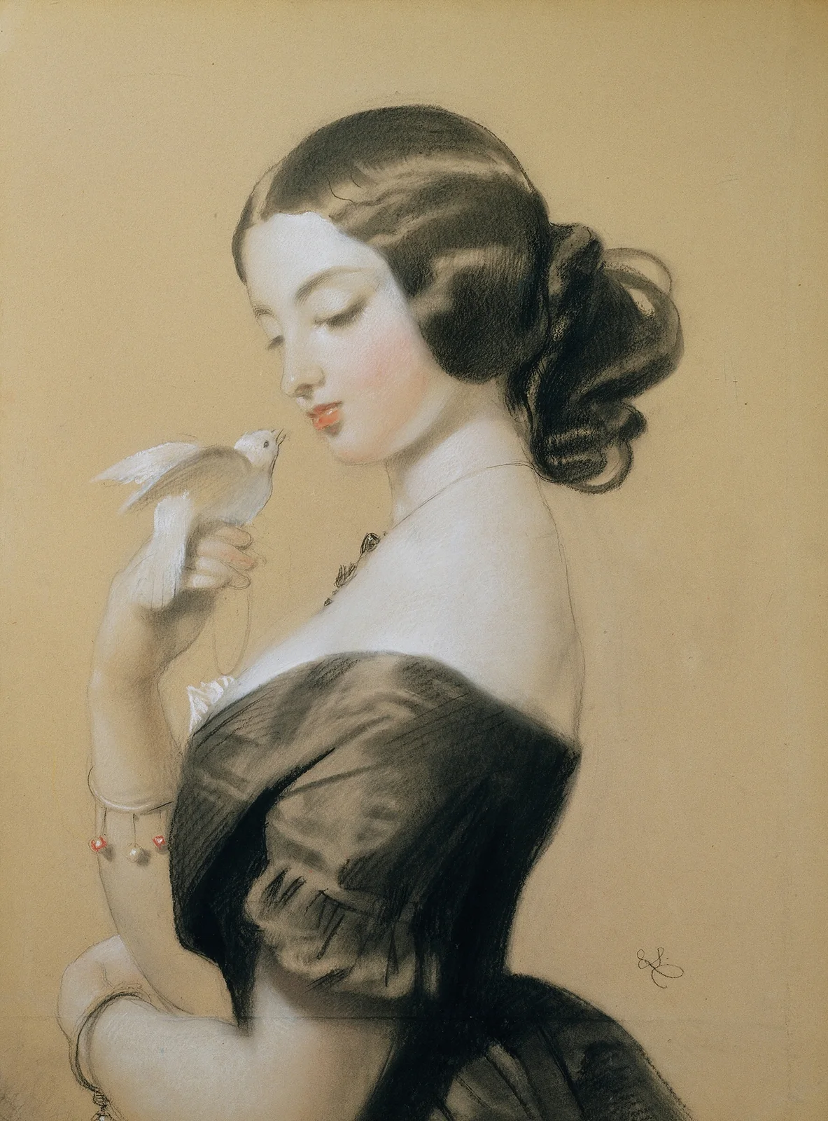 Miss Ellen Power av Sir Edwin Henry Landseer