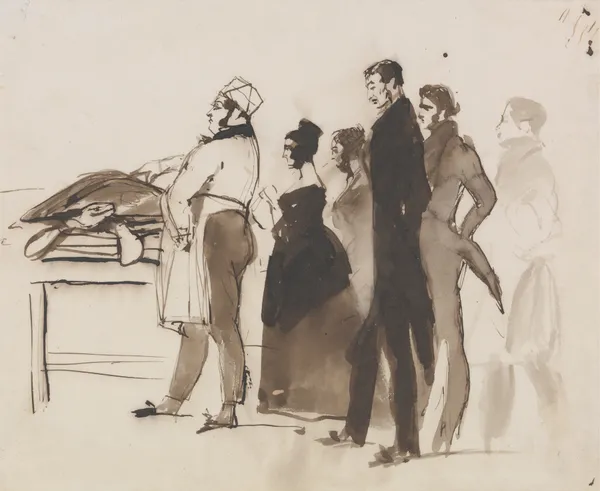Sir Massey Storey Cooking the Turtle av Sir Edwin Henry Landseer