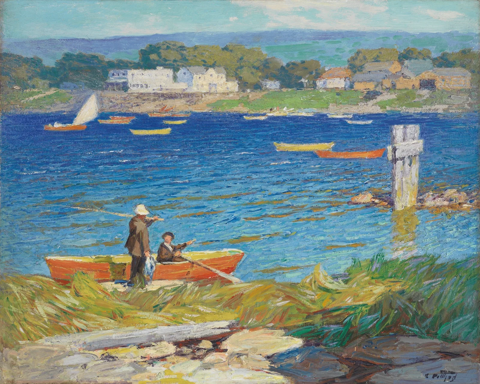 A Day’s Fishing av Edward Henry Potthast