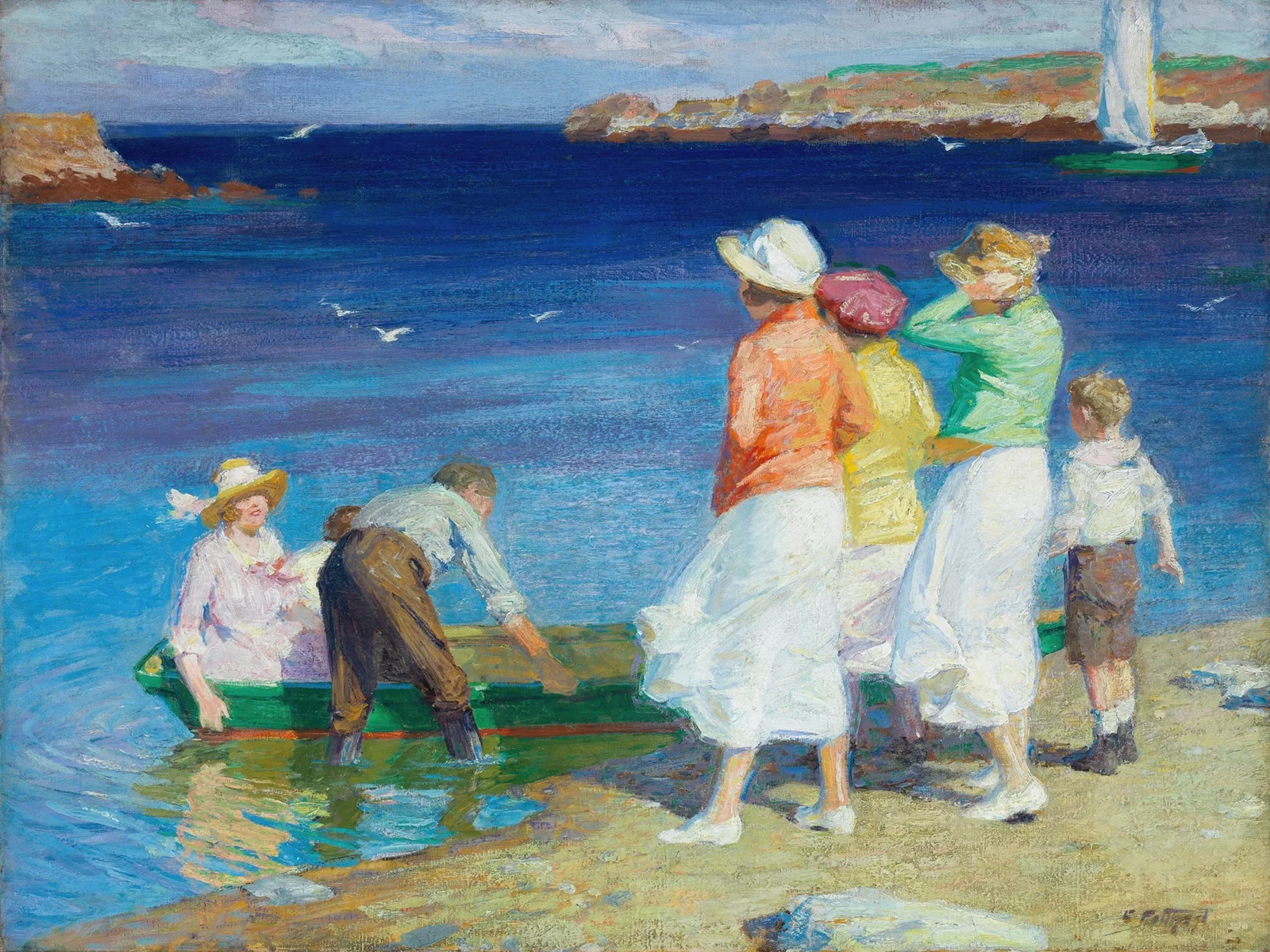 A Sailing Party (Going for a Sail) av Edward Henry Potthast