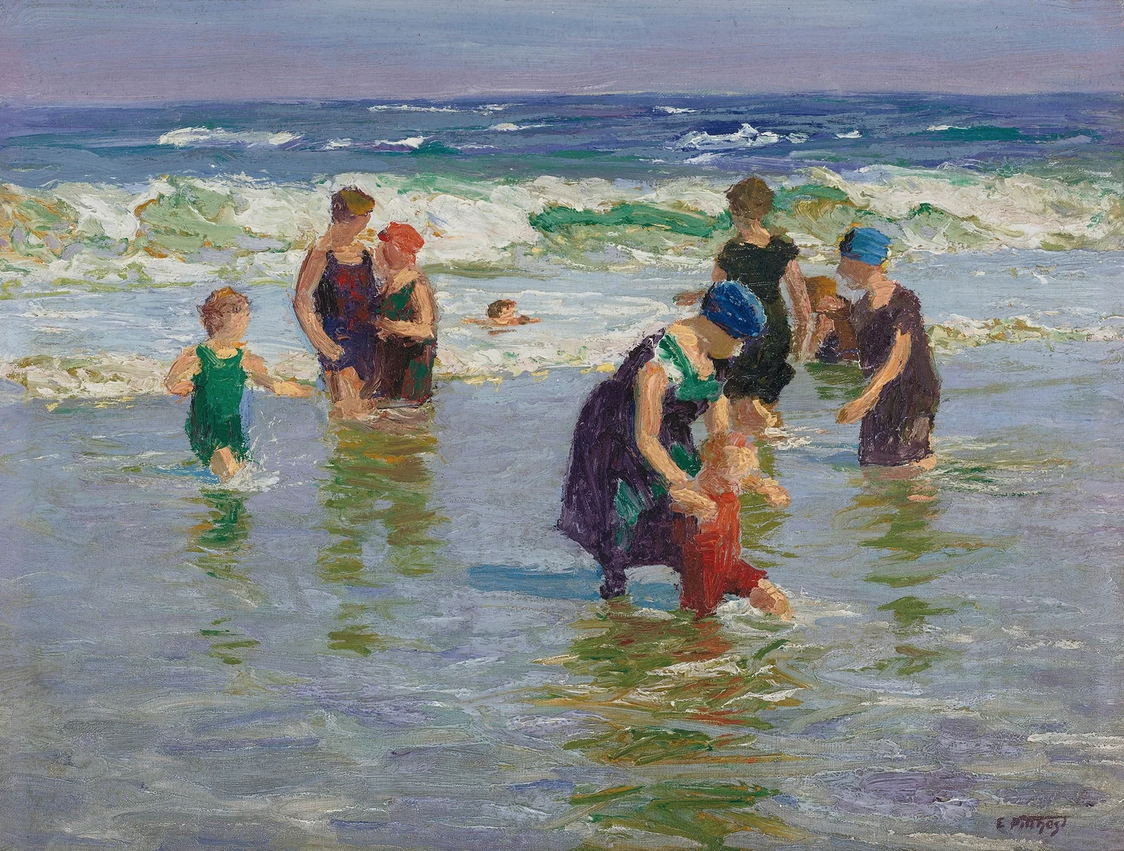 Bathers av Edward Henry Potthast