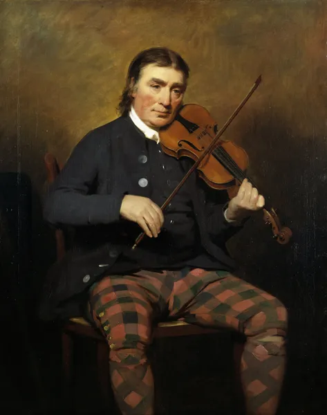 Niel Gow, 1727 – 1807. Violinist and composer av Sir Henry Raeburn