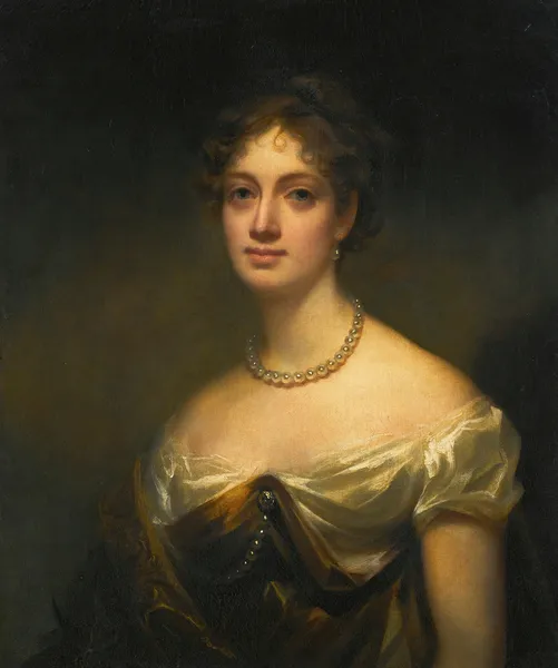 Portrait Of Anne Blair Maconochie Welwood Of Garvock, Lady Meadowbank av Sir Henry Raeburn