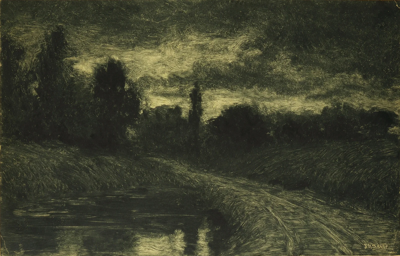 Afterglow av Joseph Henry Sharp