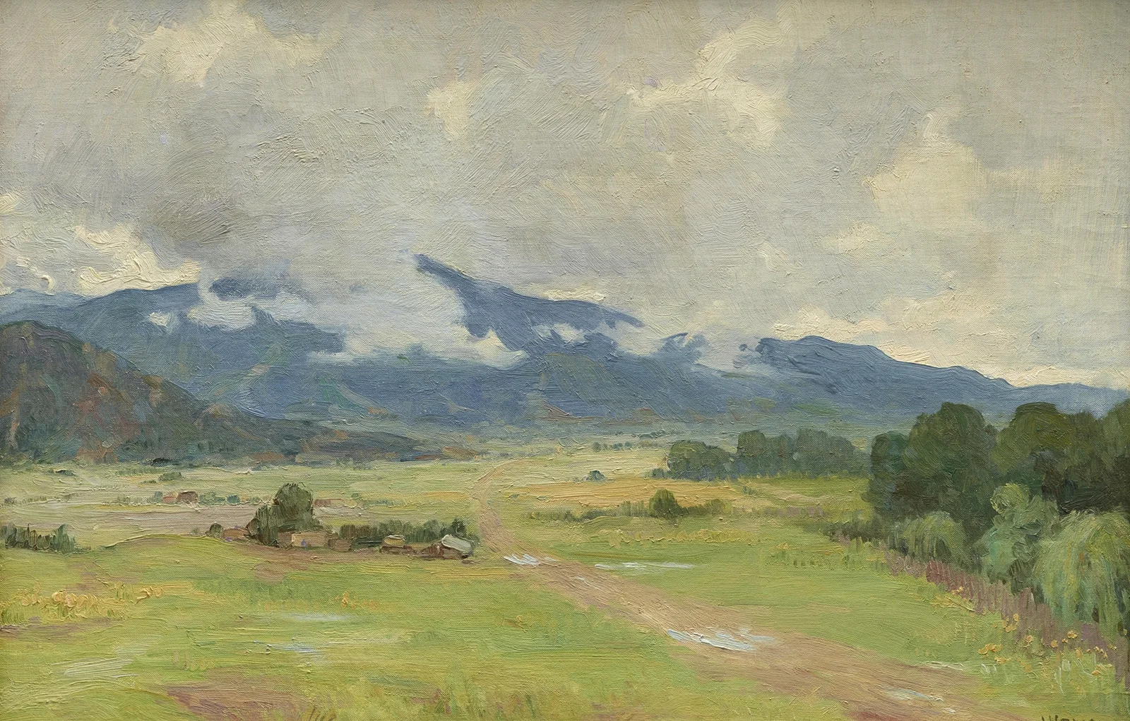 Clearing After Storm, Taos av Joseph Henry Sharp