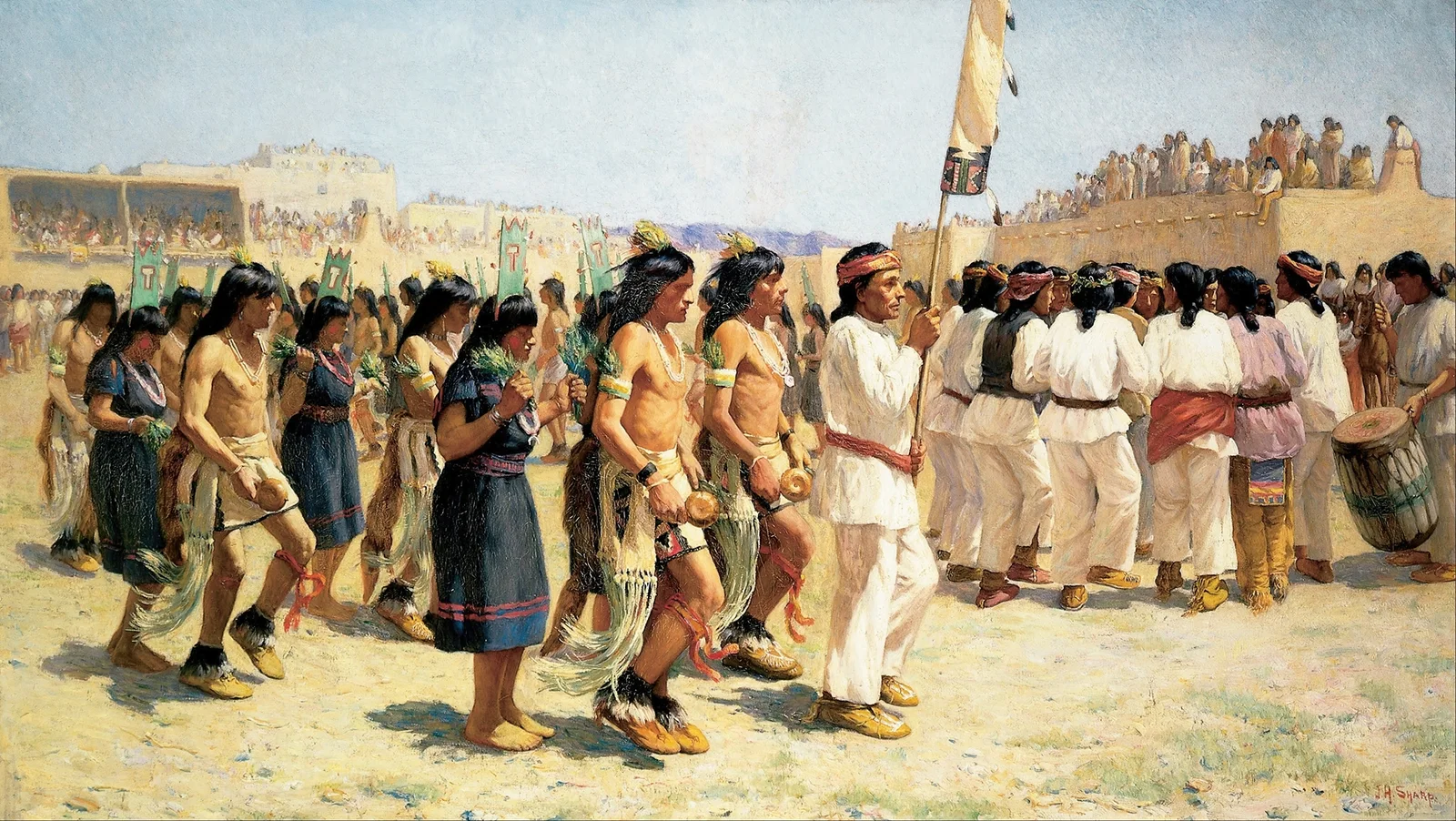 The Harvest Dance av Joseph Henry Sharp