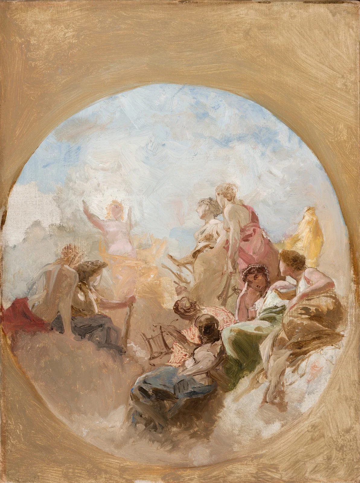 Aurora (Goddess of the Dawn), 1886 – nr 2 av Henryk Siemiradzki