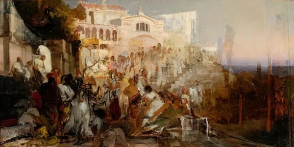 Candlesticks of Christianity, sketch av Henryk Siemiradzki