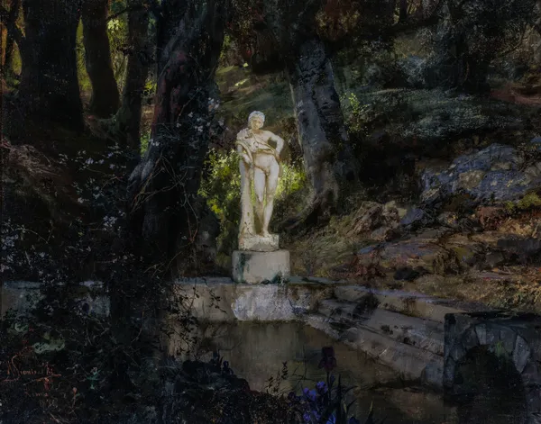Faun’s pond av Henryk Siemiradzki