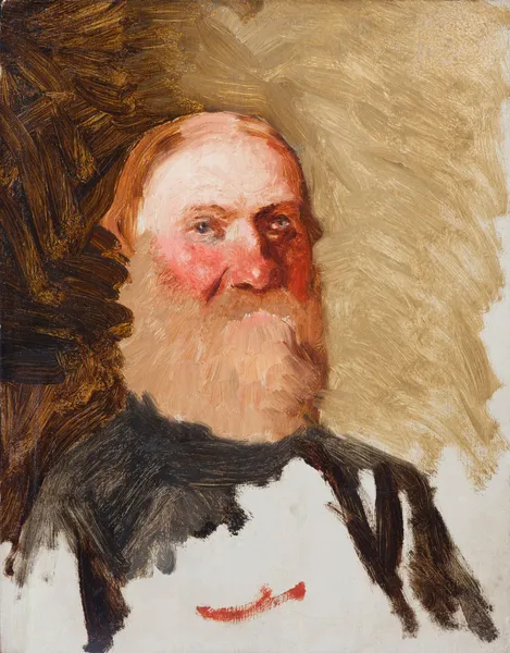 Head of a Bearded Man av Henryk Siemiradzki
