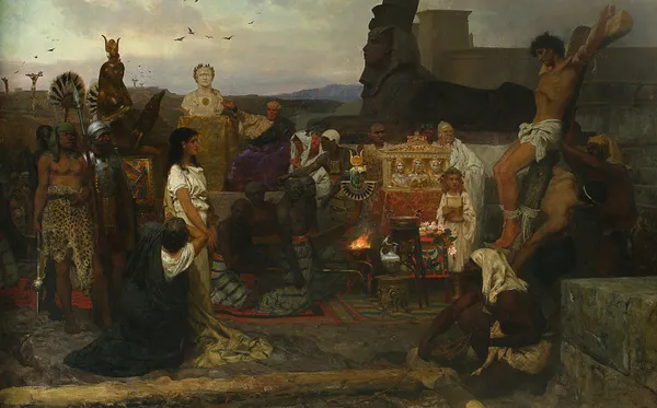 Martyrdom of early Christians av Henryk Siemiradzki