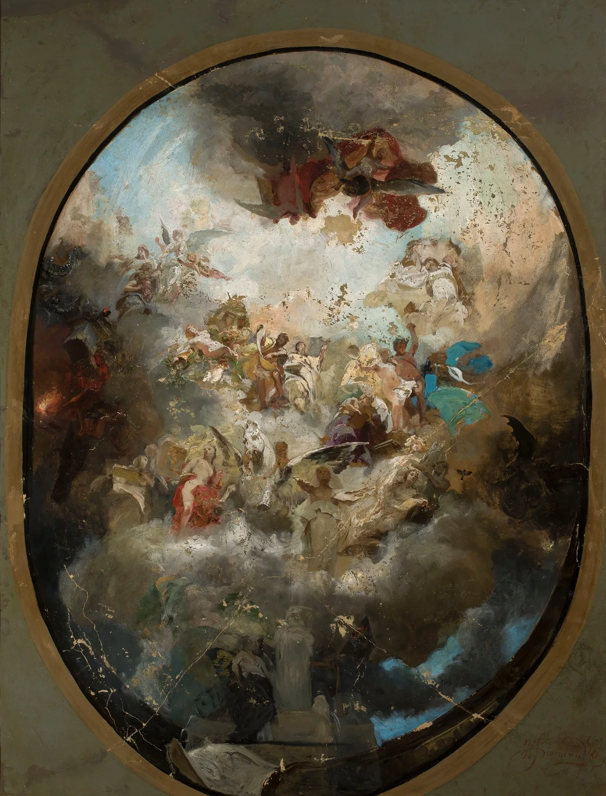 Plafond project av Henryk Siemiradzki
