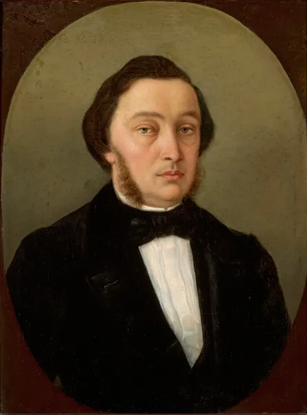 Portrait of a man with side-whiskers av Henryk Siemiradzki