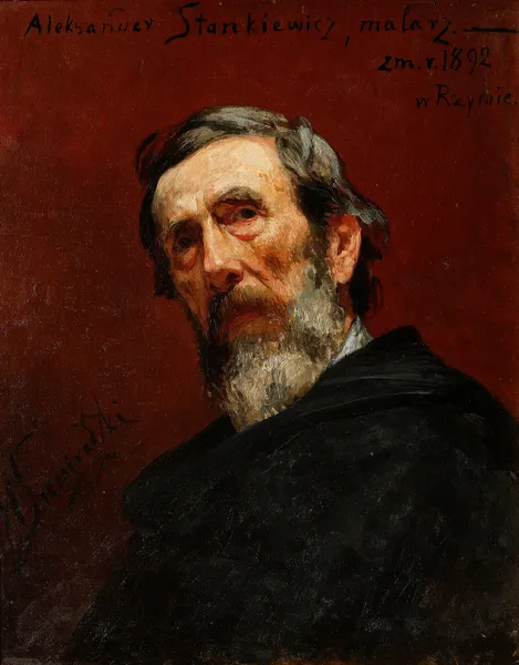 Portrait of Aleksander Stankiewicz, painter av Henryk Siemiradzki