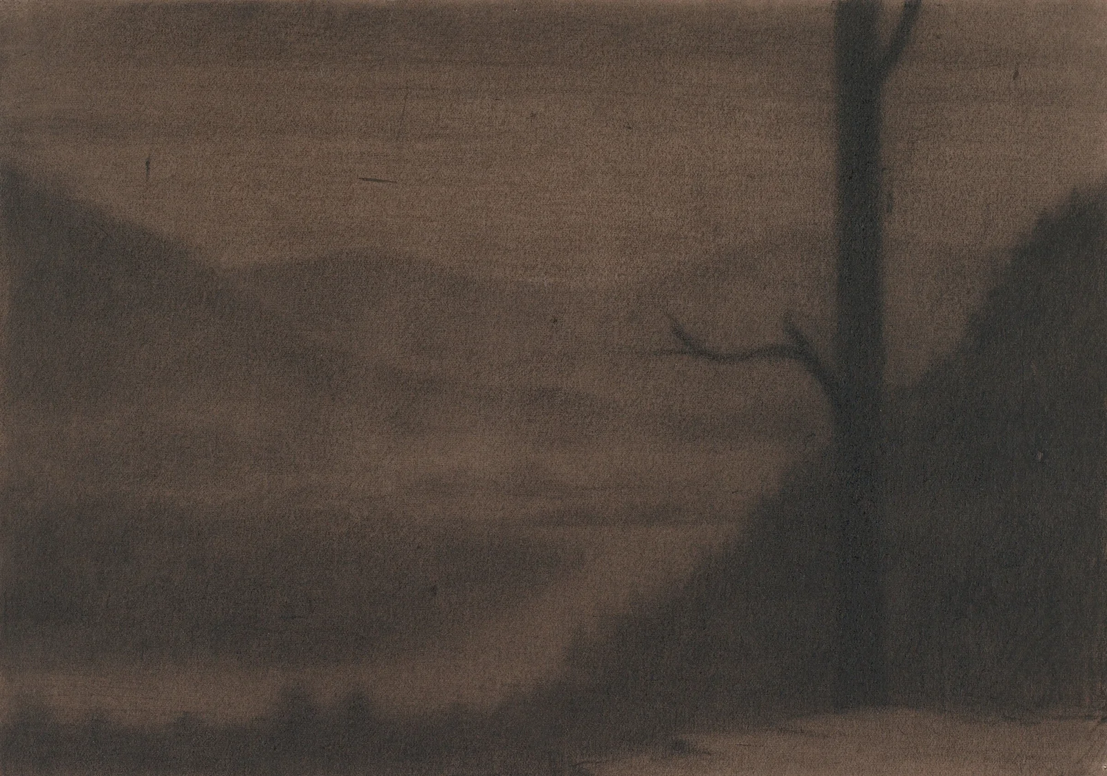 A Misty River Landscape av Herbert Crowley