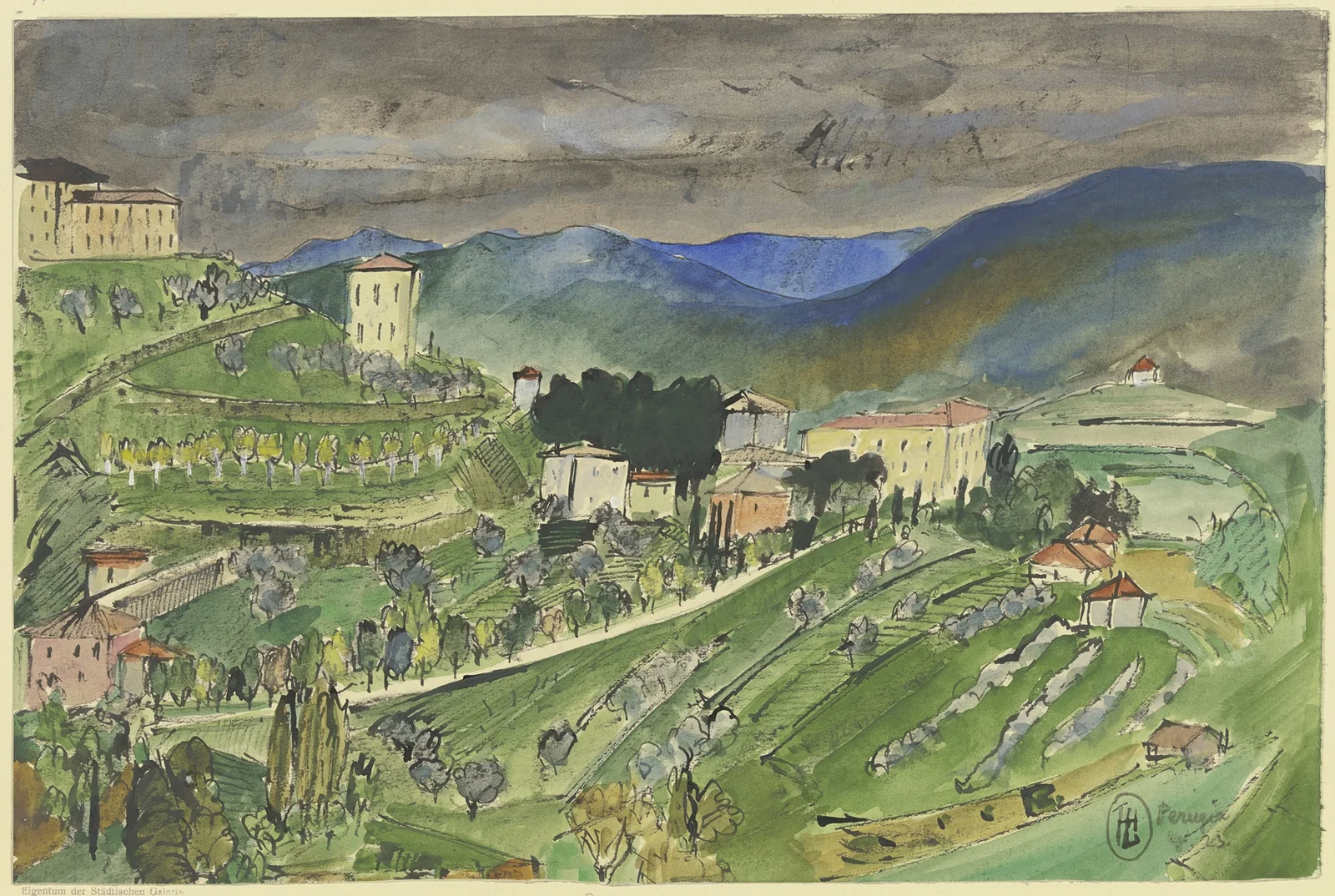 Perugia av Hermann Lismann