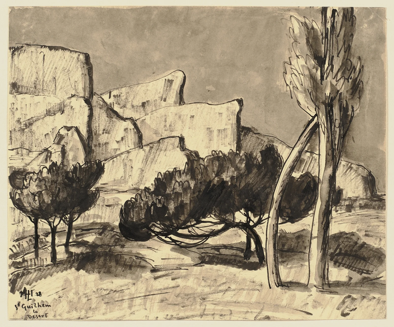 Saint-Guilhem-le-Désert av Hermann Lismann