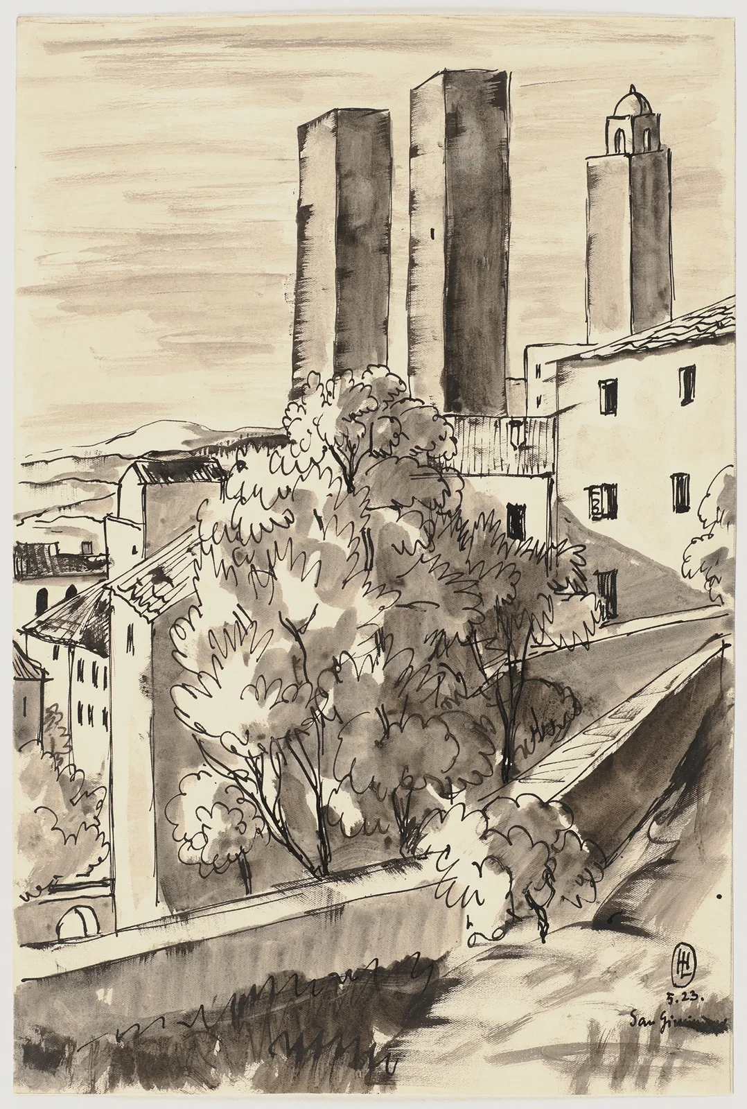 San Gimignano av Hermann Lismann
