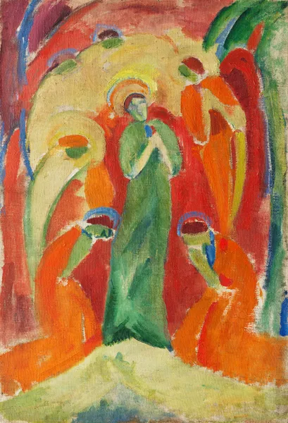 Heilige von Engeln verehrt av Hermann Stenner
