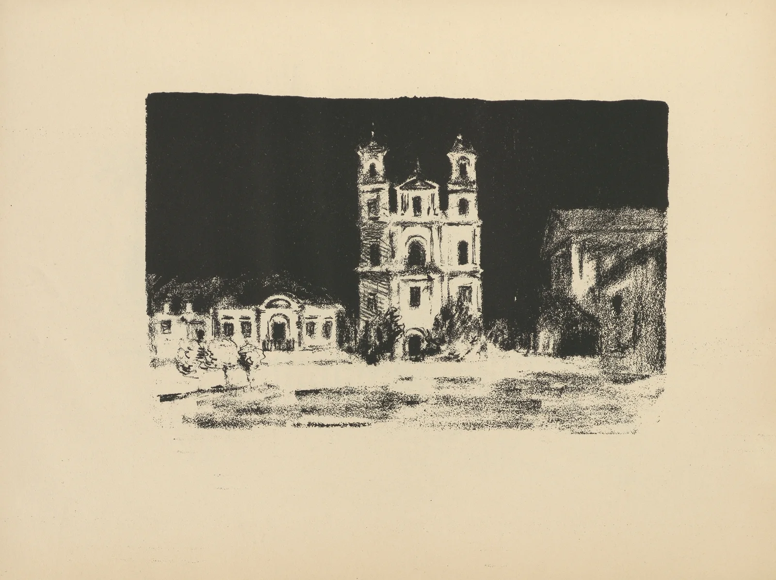 Barockkirche in Grodno av Hermann Struck