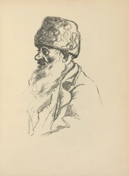 Kopf eines alten Juden av Hermann Struck