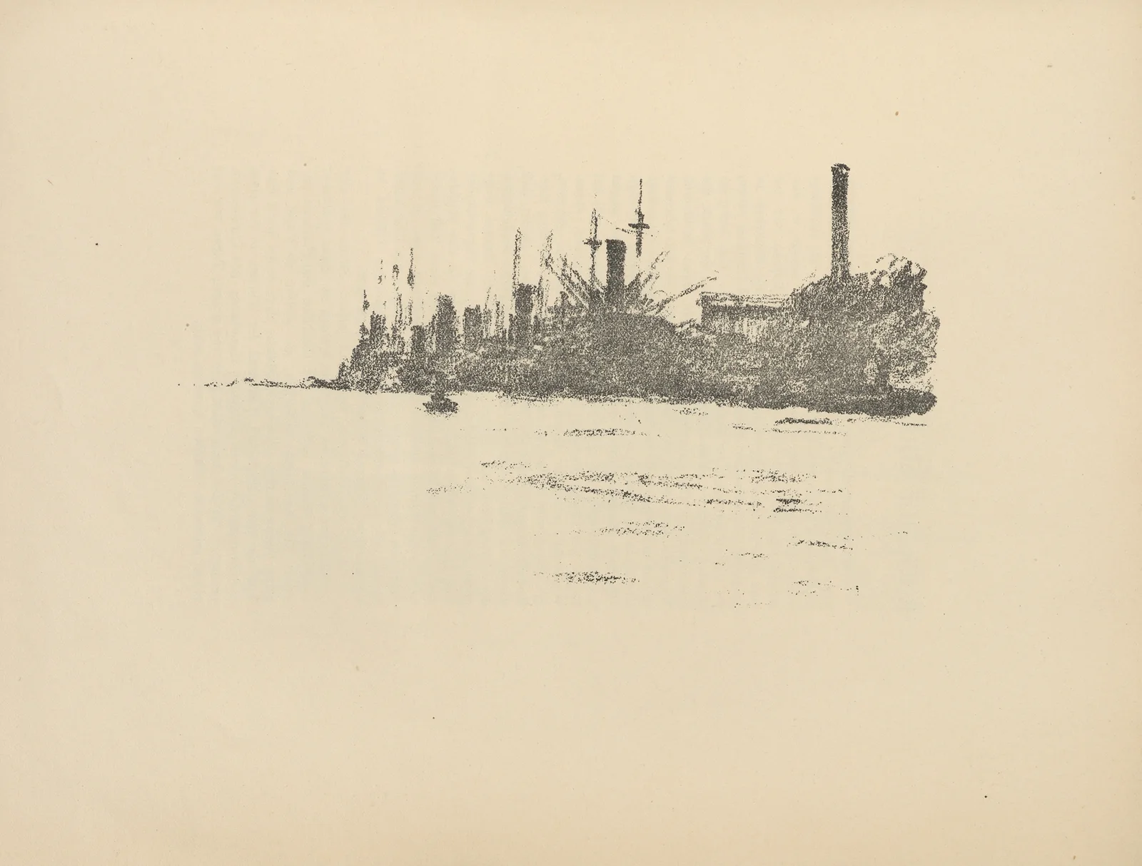 Kriegshafen von Libau av Hermann Struck