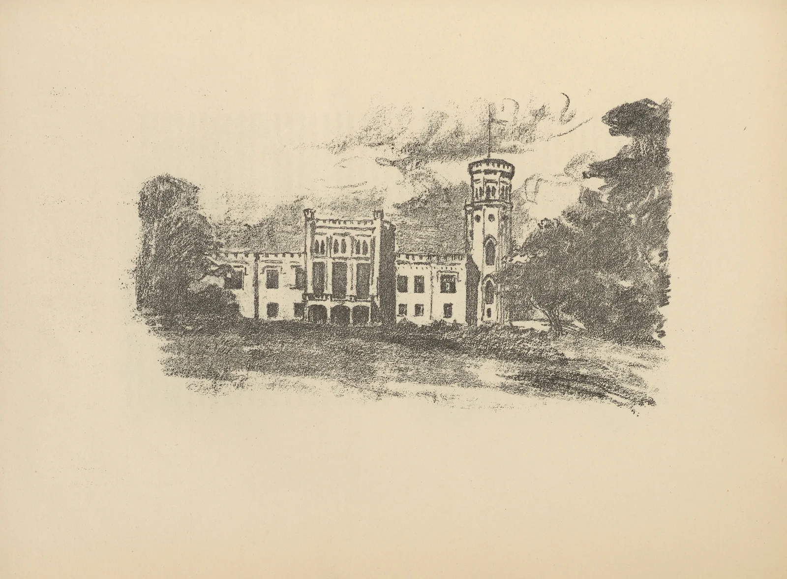 Schloss Alt-Autz av Hermann Struck