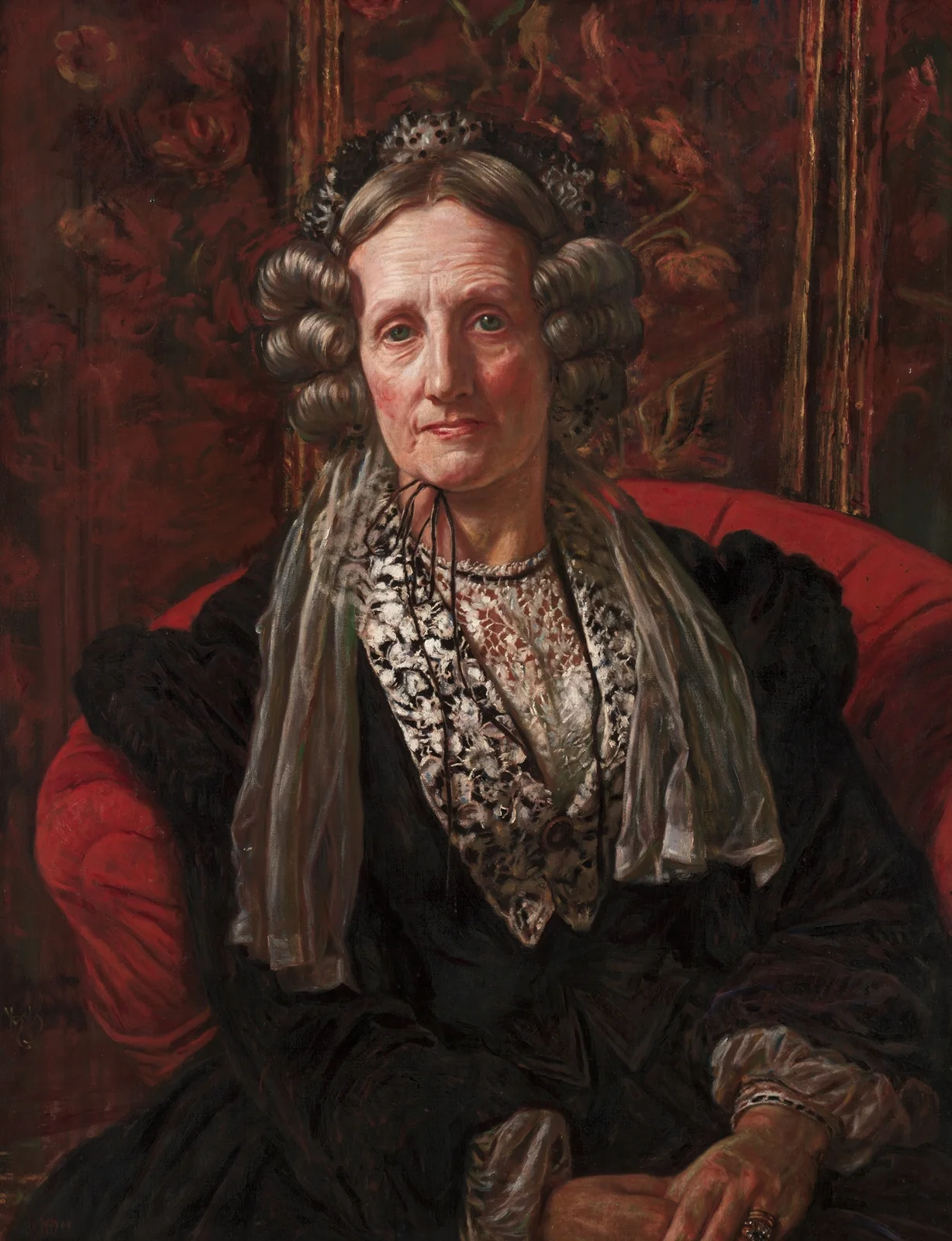 Mrs. George Waugh av William Holman Hunt