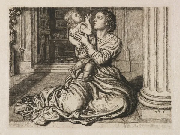 The Father’s Leave Taking av William Holman Hunt