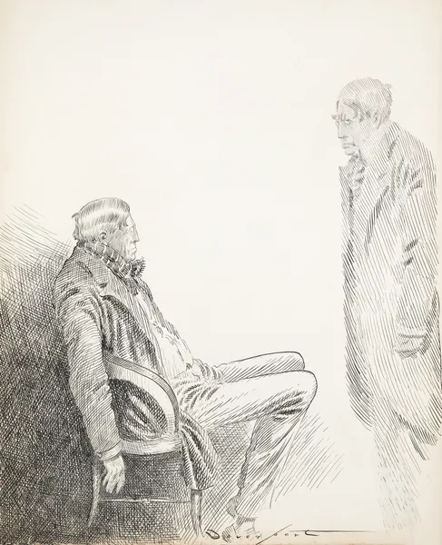 Hearst and the man that [illegible] him av Homer Davenport