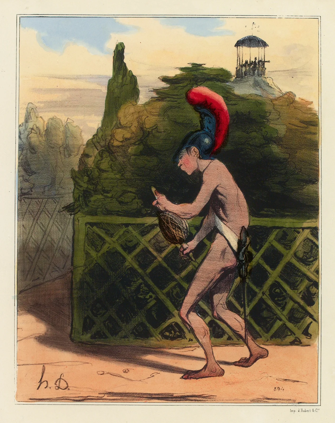 Le fil d’Ariane av Honoré Daumier