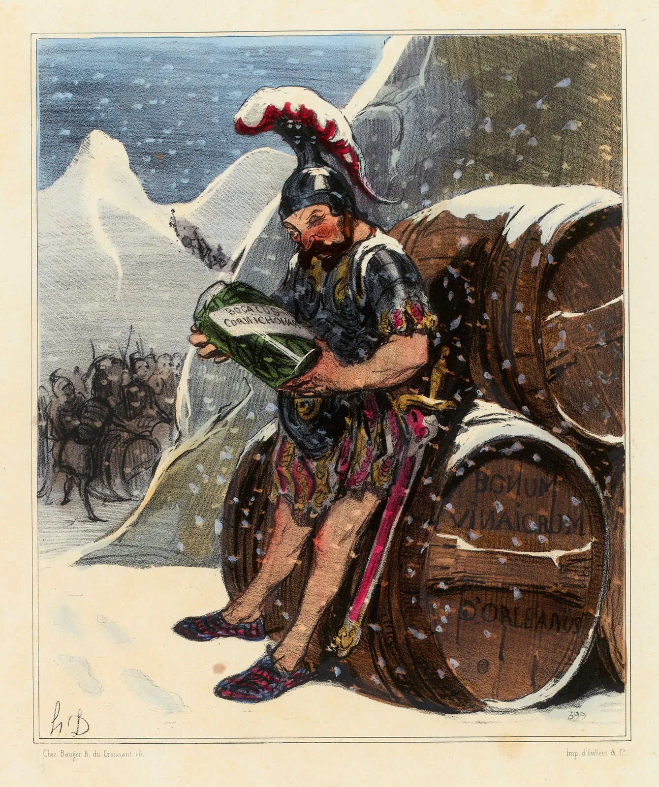 Le Passage d’Annibal av Honoré Daumier