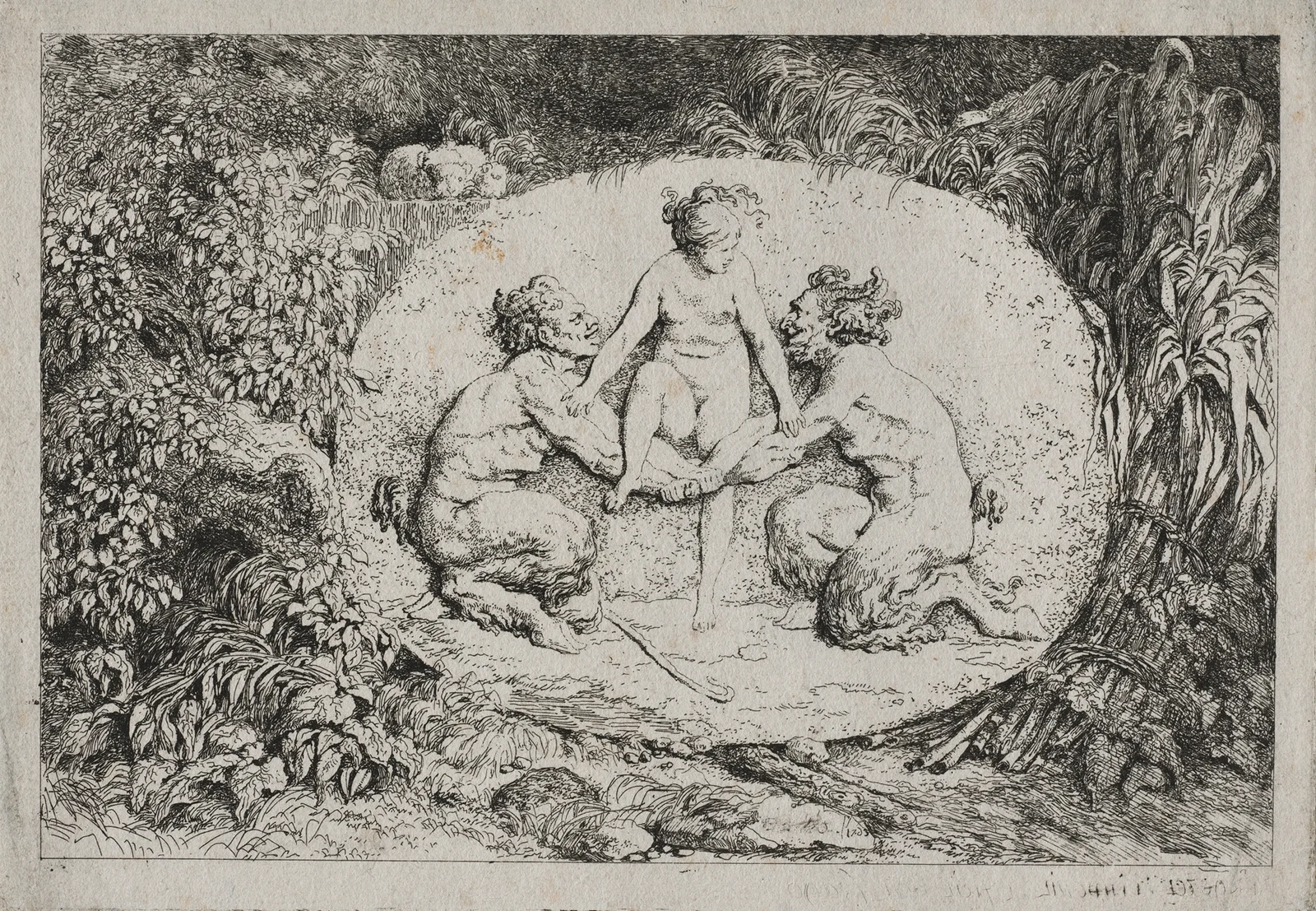 Bacchanales av Jean-Honoré Fragonard