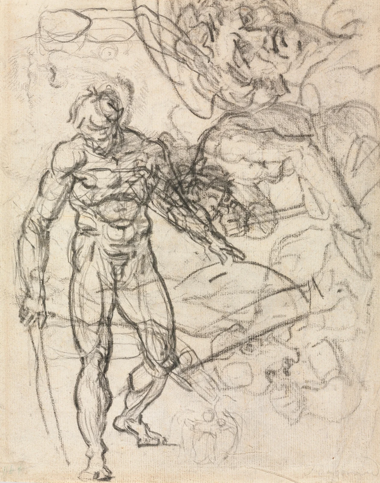 Figure Studies (verso) av Jean-Honoré Fragonard
