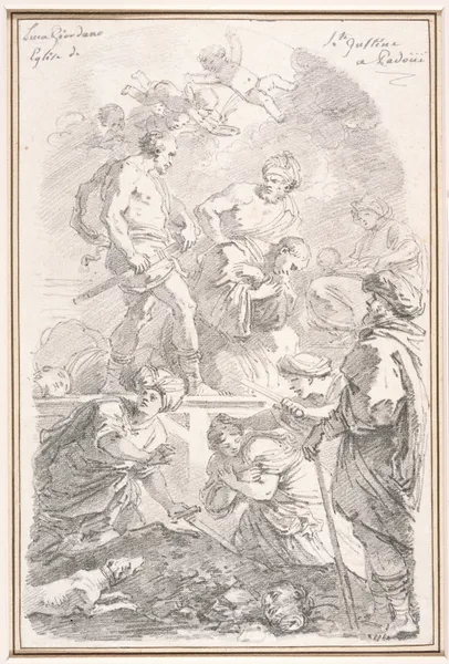 Le Martyre de Saint Placide av Jean-Honoré Fragonard
