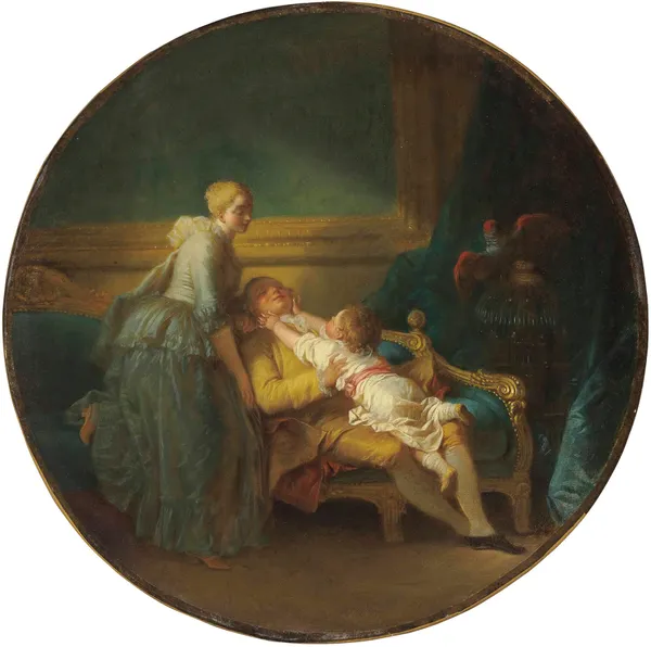 L’heureux Ménage (‘the Happy Household’) av Jean-Honoré Fragonard