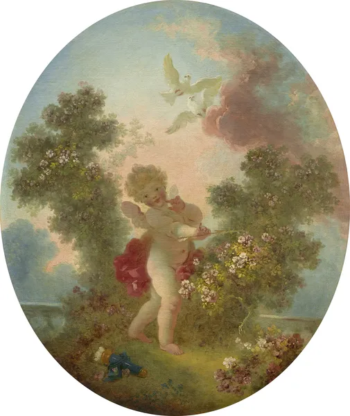 Love The Sentinel av Jean-Honoré Fragonard