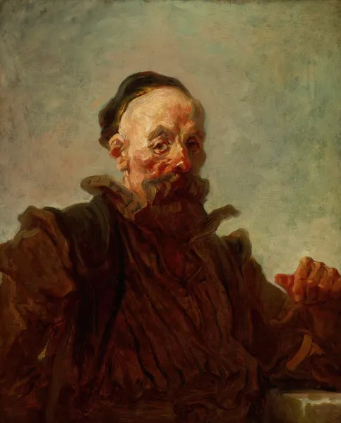 Portrait of a Man in Costume av Jean-Honoré Fragonard