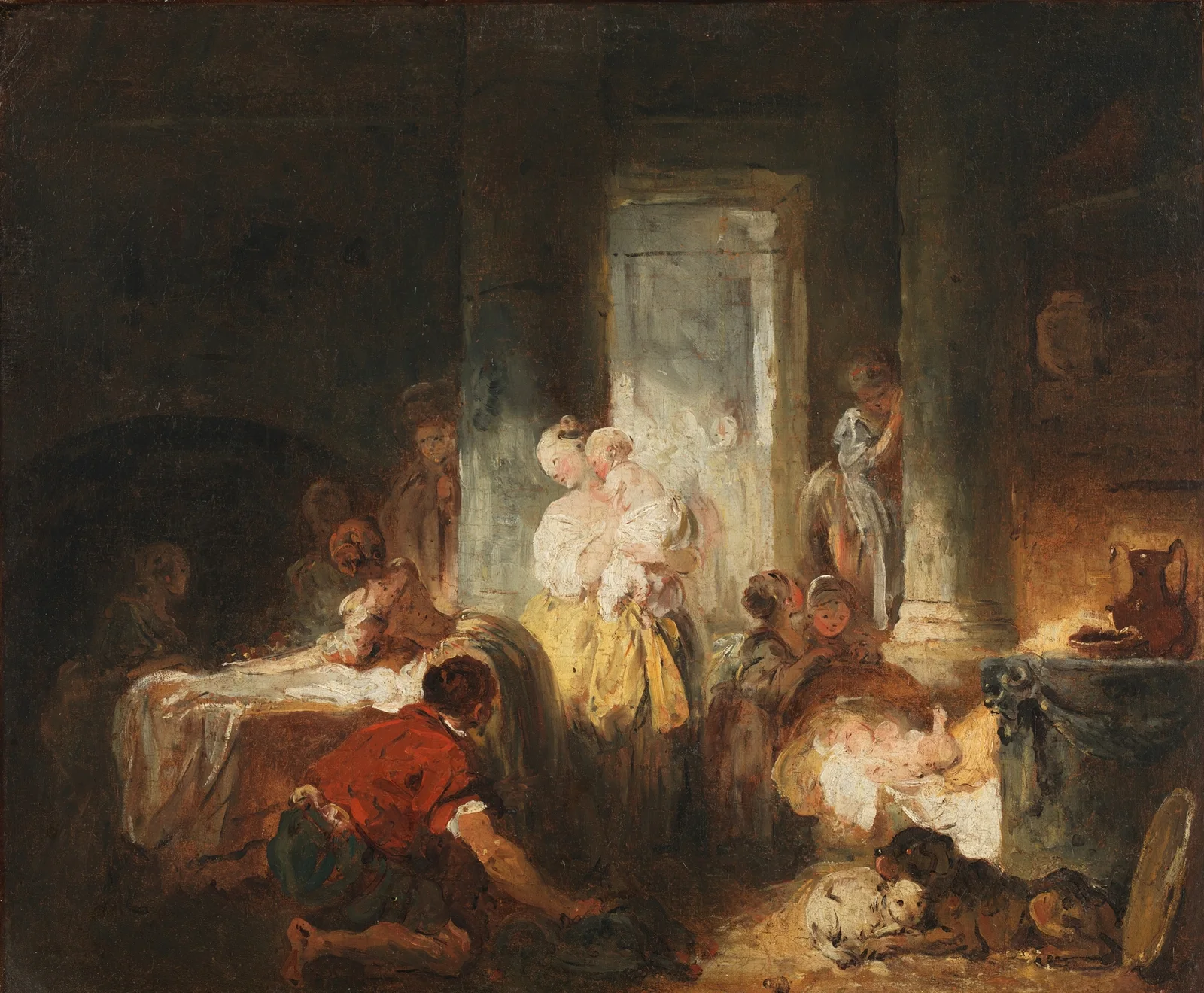 Roman Interior av Jean-Honoré Fragonard