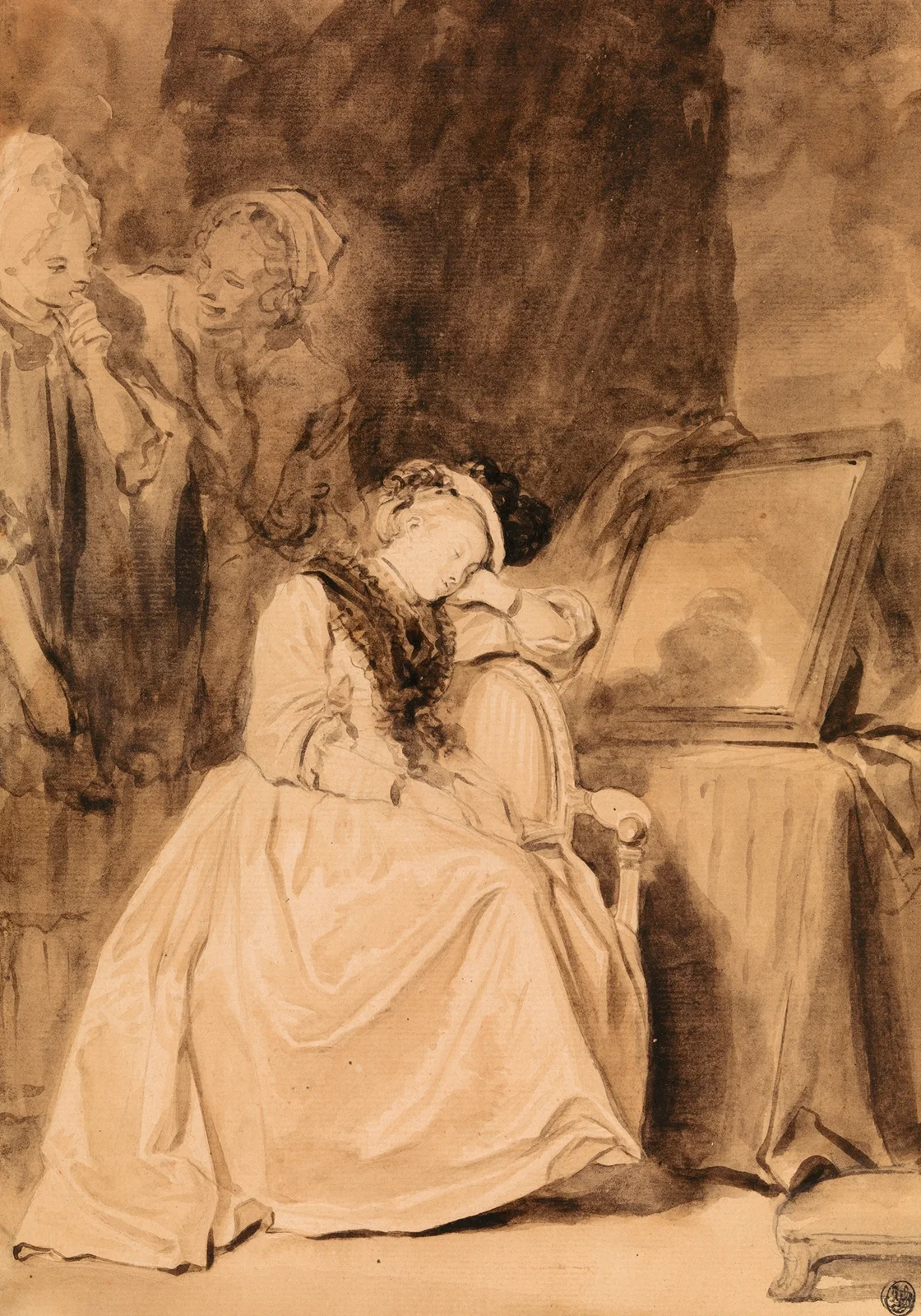 The Dreamer av Jean-Honoré Fragonard